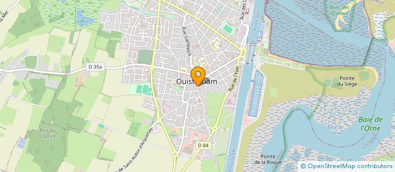 localisation de l'entreprise MADAME CECILE ORLATI à OUISTREHAM