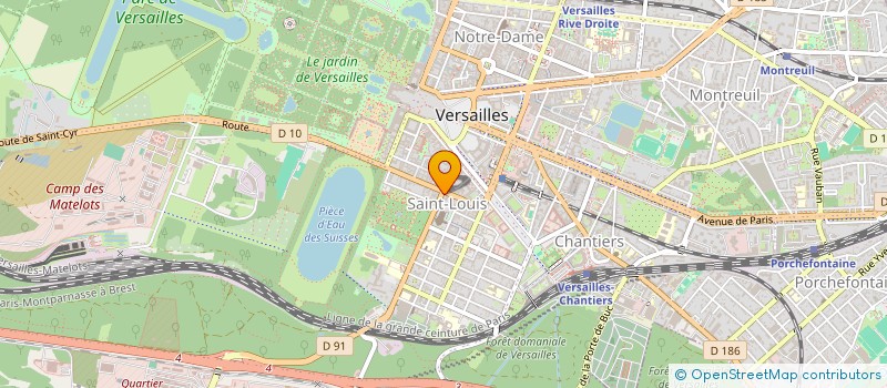 localisation de l'entreprise MADAME CECILE ORSONI  VERSAILLES