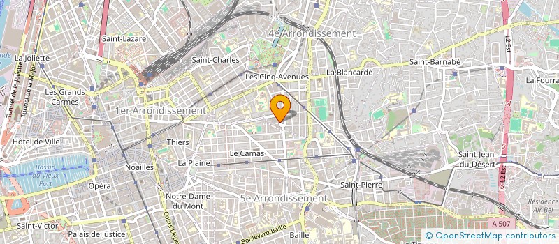 localisation de l'entreprise MADAME CECILE OTT à MARSEILLE