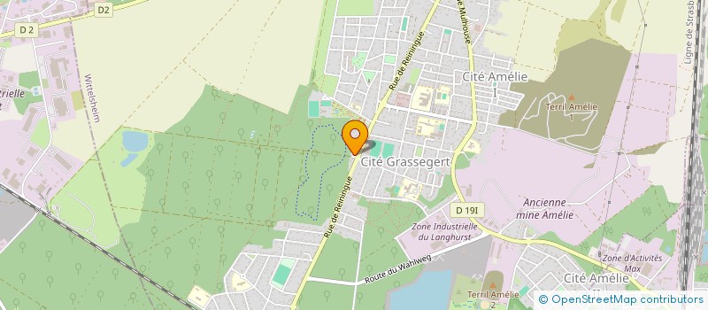 localisation de l'entreprise MADAME CECILE OTTERMANN  WITTELSHEIM