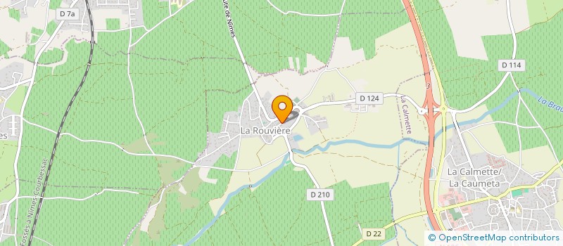 localisation de l'entreprise MADAME CECILE PAGES  LA ROUVIERE