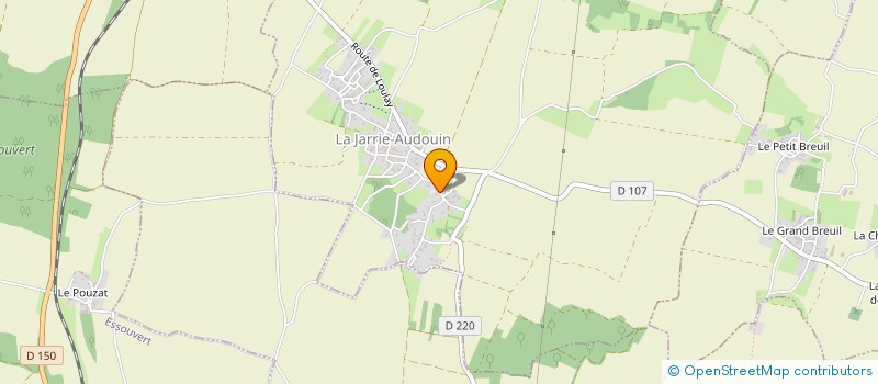 localisation de l'entreprise MADAME CECILE PAGNON  LA JARRIE-AUDOUIN