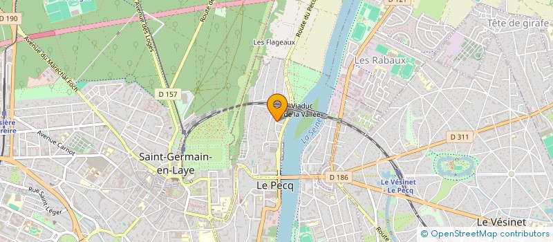 localisation de l'entreprise MADAME CECILE PAIN DUFLO à LE PECQ