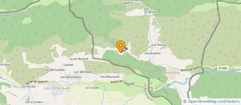 localisation de l'entreprise MADAME CECILE PANDARD  MONTFROC