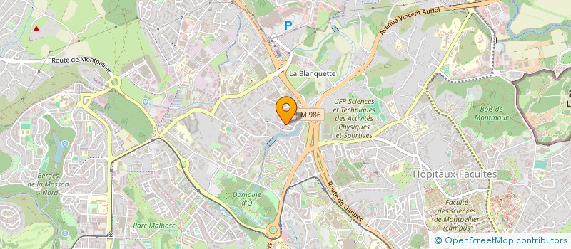 localisation de l'entreprise MADAME CECILE PANZANI à MONTPELLIER