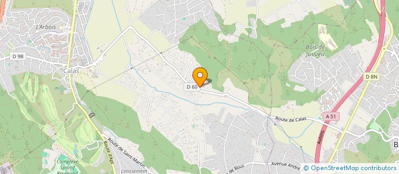 localisation de l'entreprise MADAME CECILE PAOLI  CABRIES