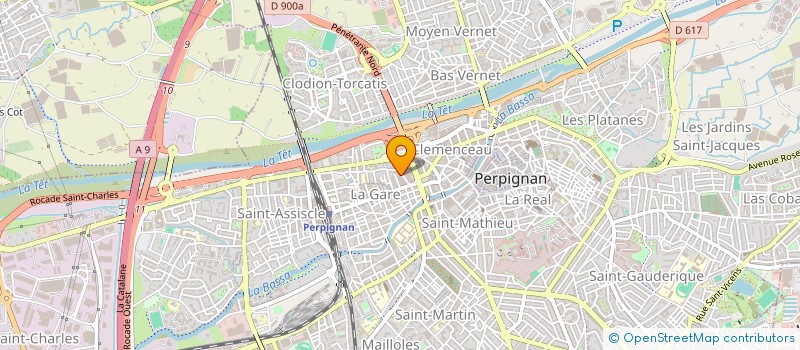 localisation de l'entreprise MADAME CECILE PARAYRE  PERPIGNAN