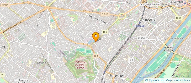 localisation de l'entreprise MADAME CECILE PARENTEAU à SURESNES
