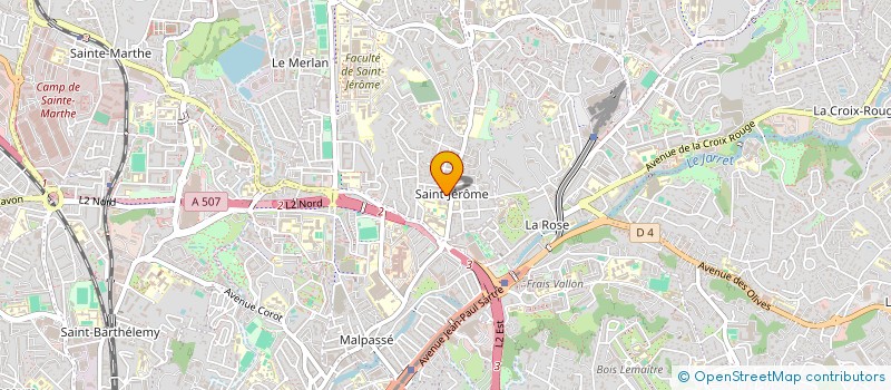 localisation de l'entreprise MADAME CECILE PARENTI à MARSEILLE