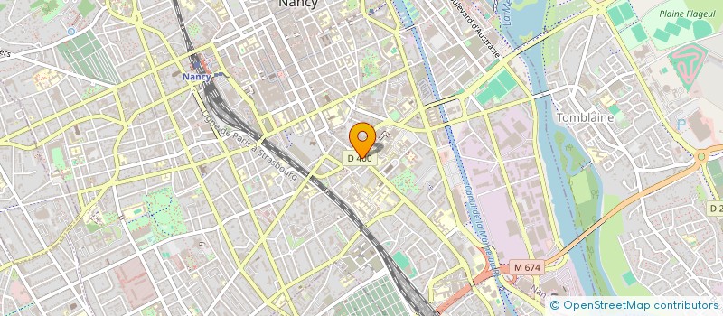 localisation de l'entreprise MADAME CECILE PARIETTI  NANCY