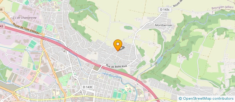 localisation de l'entreprise MADAME CECILE PARIS à BOURGOIN-JALLIEU