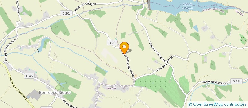 localisation de l'entreprise MADAME CECILE PARIS à SAINT-JEAN-LHERM