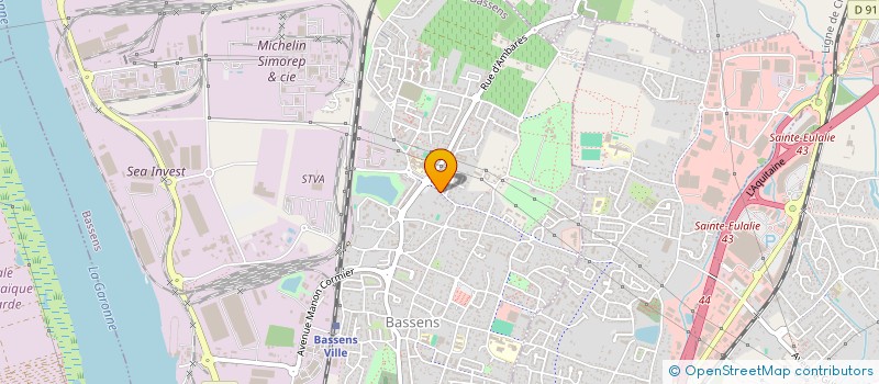 localisation de l'entreprise MADAME CECILE PARROT  BASSENS