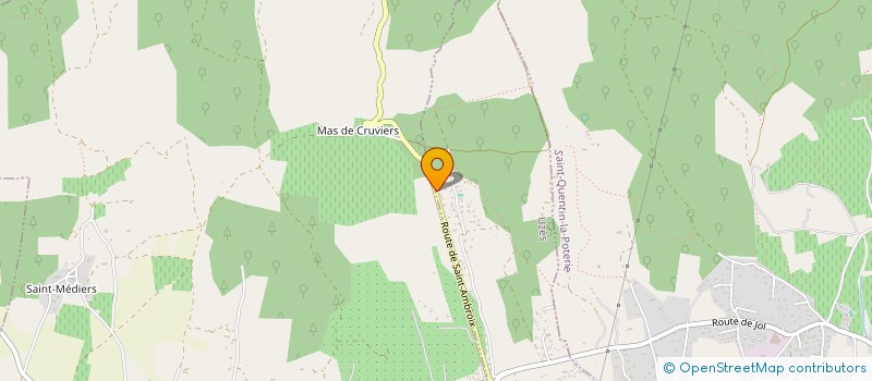 localisation de l'entreprise MADAME CECILE PAS  UZES