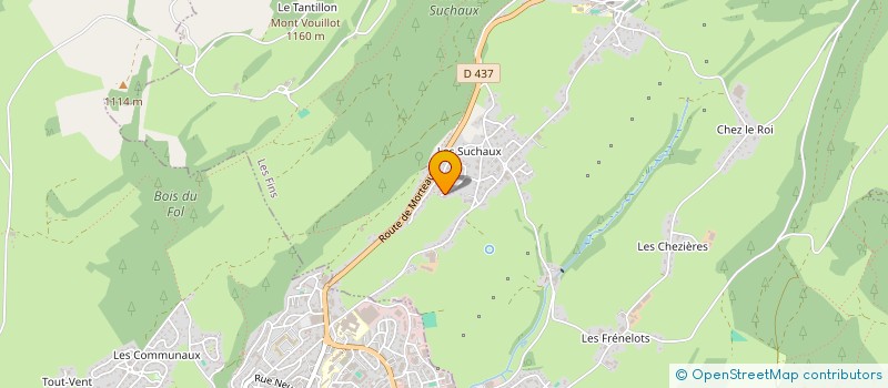 localisation de l'entreprise MADAME CECILE PASQUAULT  LES FINS