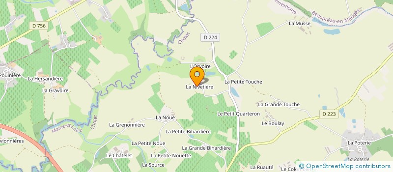 localisation de l'entreprise MADAME CECILE PASQUIER  SEVREMOINE