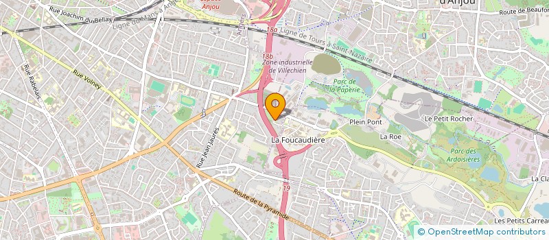localisation de l'entreprise MADAME CECILE PASSIER à ANGERS