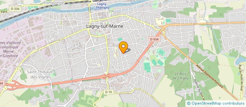 localisation de l'entreprise MADAME CECILE PAUC à LAGNY-SUR-MARNE