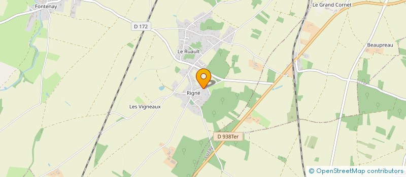 localisation de l'entreprise MADAME CECILE PAULEAU  THOUARS