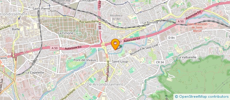 localisation de l'entreprise MADAME CECILE PAUPY à MARSEILLE