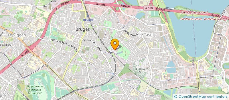 localisation de l'entreprise MADAME CECILE PAVAN à BRUGES