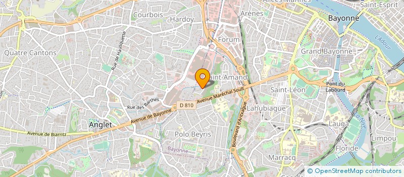 localisation de l'entreprise MADAME CECILE PAYET  BAYONNE