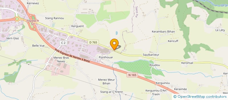 localisation de l'entreprise MADAME CECILE PAYET  SAINT-EVARZEC