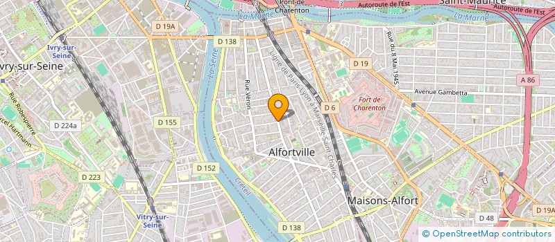 localisation de l'entreprise MADAME CECILE PAYSANT  ALFORTVILLE