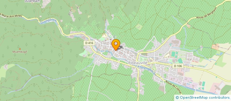 localisation de l'entreprise MADAME CECILE PEDRO  RIBEAUVILLE