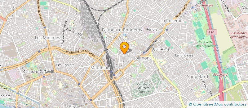 localisation de l'entreprise MADAME CECILE PEFOURQUE à TOULOUSE