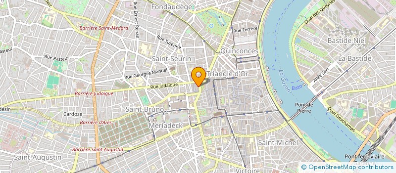 localisation de l'entreprise MADAME CECILE PELEGRIS à BORDEAUX