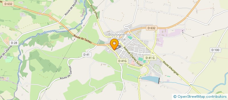 localisation de l'entreprise MADAME CECILE PENE à BOULOGNE-SUR-GESSE