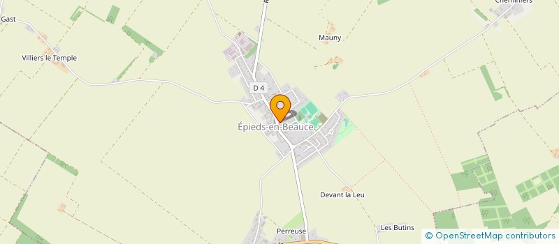 localisation de l'entreprise MADAME CECILE PERDOUX à EPIEDS-EN-BEAUCE