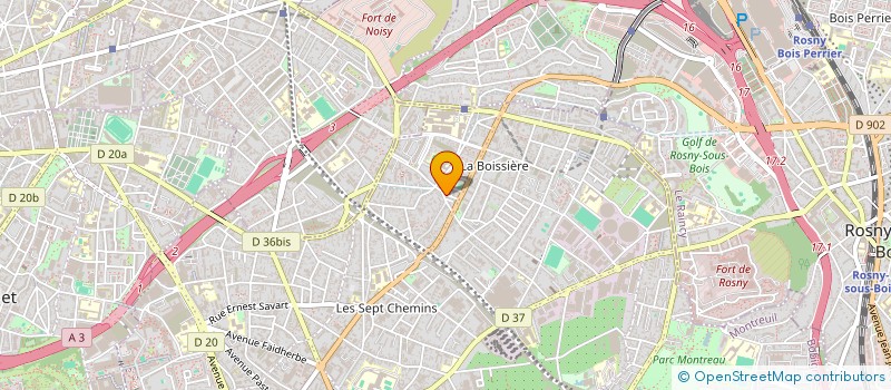 localisation de l'entreprise MADAME CECILE PERE à MONTREUIL