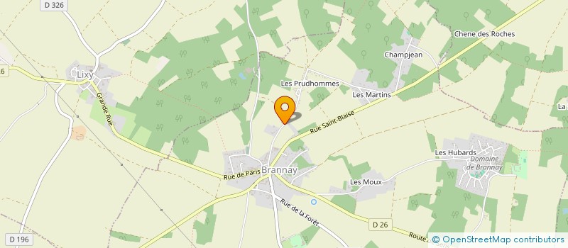 localisation de l'entreprise MADAME CECILE PEREIRA  BRANNAY