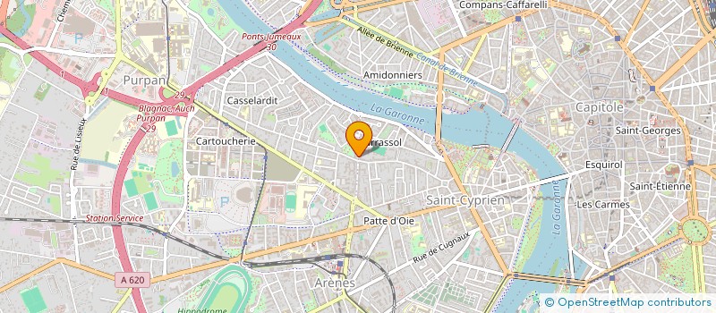 localisation de l'entreprise MADAME CECILE PERELMAN  TOULOUSE