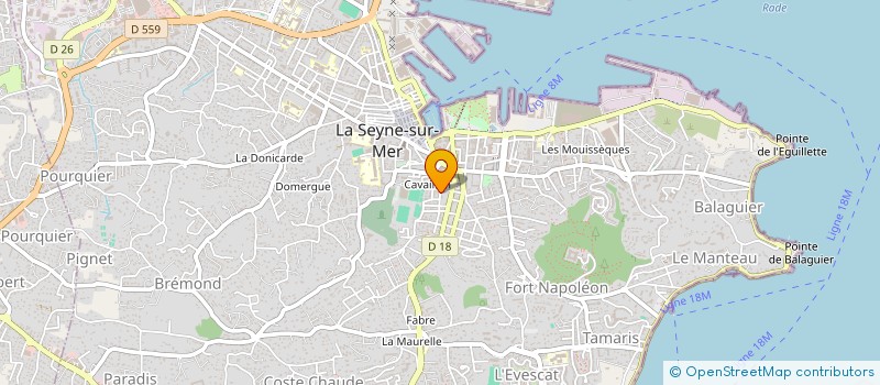 localisation de l'entreprise MADAME CECILE PERENNES  LA SEYNE-SUR-MER