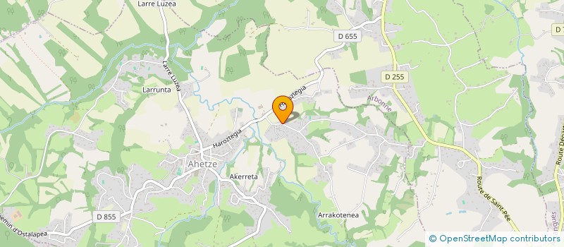 localisation de l'entreprise MADAME CECILE PEREZ  AHETZE