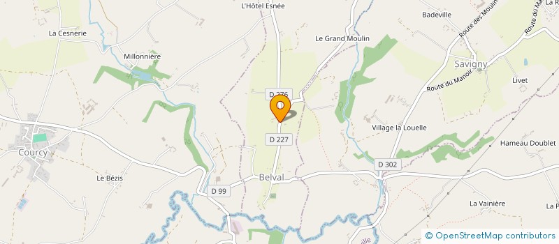 localisation de l'entreprise MADAME CECILE PERIER à NOTRE-DAME-DE-CENILLY