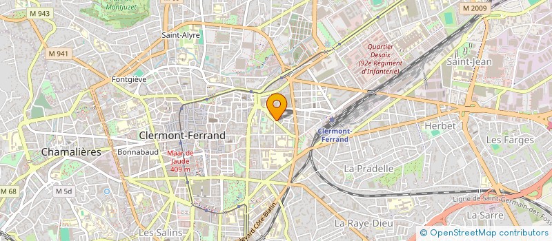 localisation de l'entreprise MADAME CECILE PERRIN  CLERMONT-FERRAND