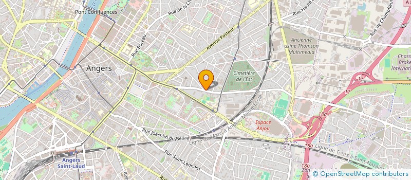 localisation de l'entreprise MADAME CECILE PERROT  ANGERS