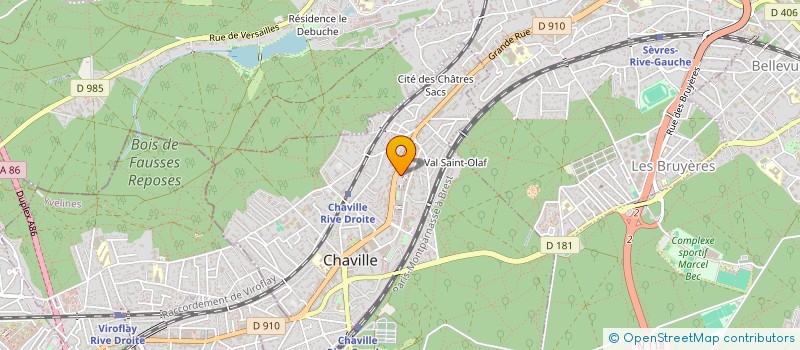 localisation de l'entreprise MADAME CECILE PETIT à CHAVILLE