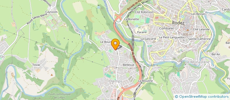 localisation de l'entreprise MADAME CECILE PETIT  OLEMPS