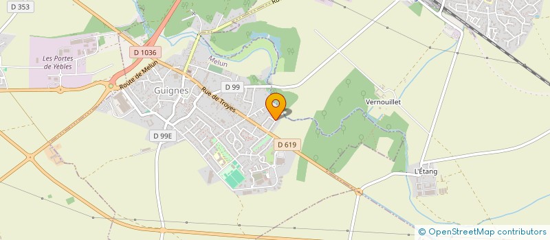 localisation de l'entreprise MADAME CECILE PETIT  GUIGNES