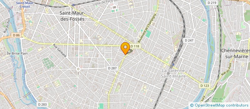 localisation de l'entreprise MADAME CECILE PETIT à SAINT-MAUR-DES-FOSSES