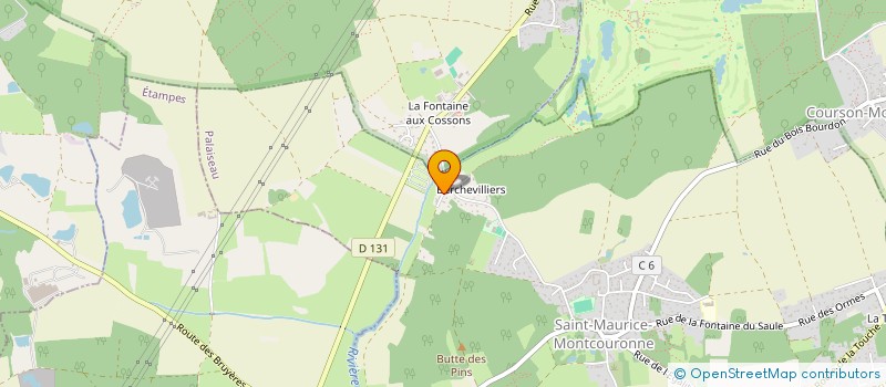 localisation de l'entreprise MADAME CECILE PETIT  SAINT-MAURICE-MONTCOURONNE