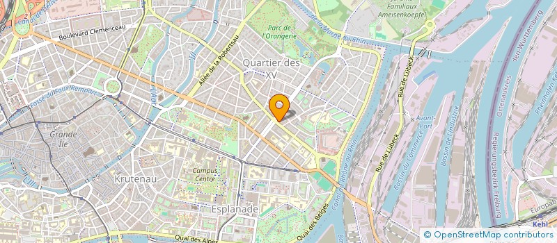 localisation de l'entreprise MADAME CECILE PETRY à STRASBOURG