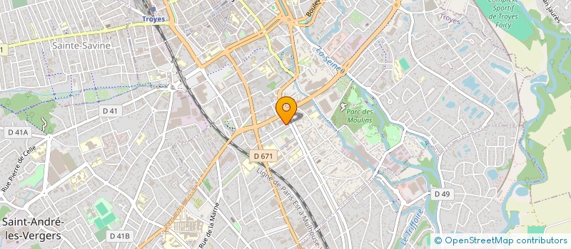 localisation de l'entreprise MADAME CECILE PEUCHOT à TROYES