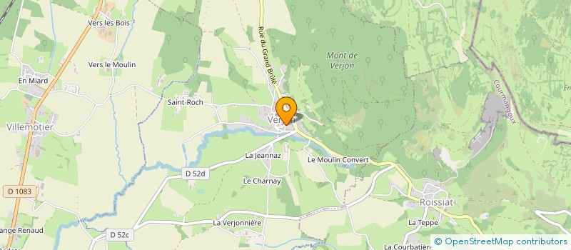 localisation de l'entreprise MADAME CECILE PEYRIS  VERJON