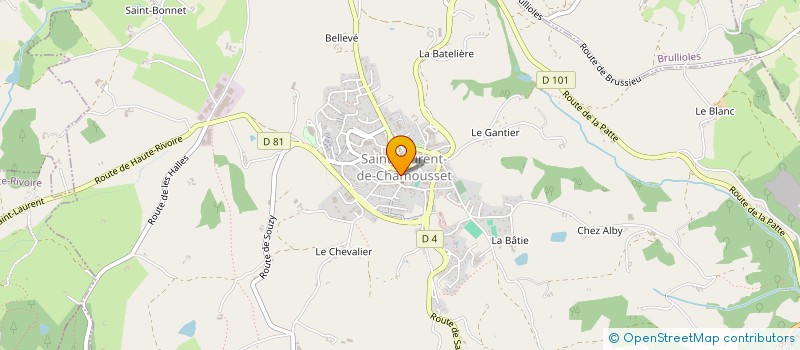 localisation de l'entreprise MADAME CECILE PIEPLU  SAINT-LAURENT-DE-CHAMOUSSET